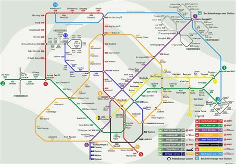 __a cup of life story__: Map of Singapore MRT Station