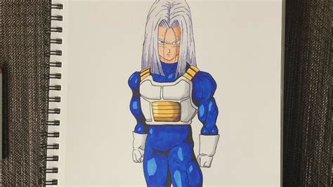 DRAWING TRUNKS (Long Hair) | Dragon Ball Z | - YouTube