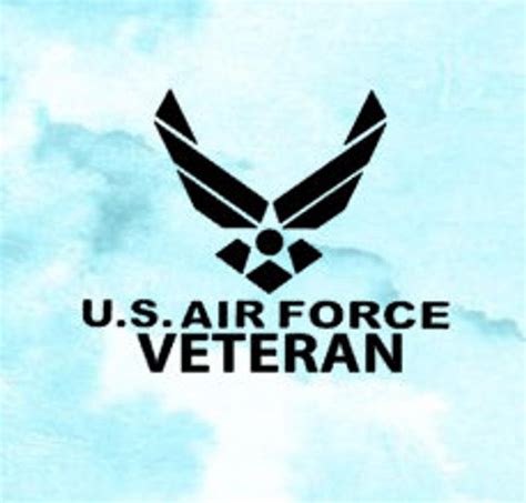 U.S Air Force Veteran Decal - Etsy