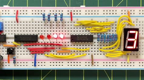 Decade Counting using 74HC393 Counter & 74LS47 Driver - YouTube