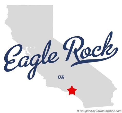 Map of Eagle Rock, CA, California