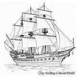 Pirate Ship Coloring Pages  Free & Printable sketch template