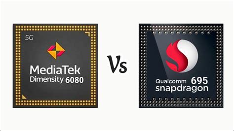 MediaTek Dimensity 6080 Vs Qualcomm Snapdragon 695 - YouTube