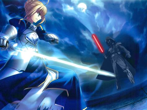 Saber vs Darth - Fate/zero Photo (25077554) - Fanpop