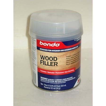 Amazon.com: 3m Bondo Home Solutions Wood Filler; Restores Replaces Rotted Damaged Wood; New ...