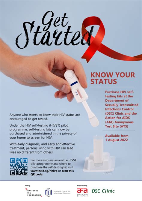 HIV Self-Testing Pilot Programme | DSC Clinic - Department of STI ...