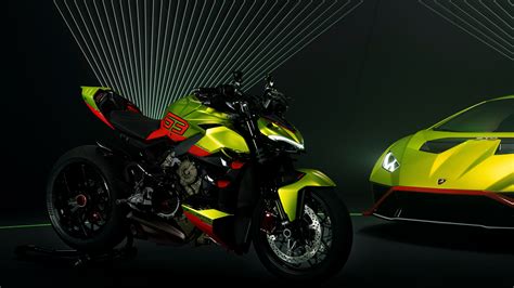 Ducati Streetfighter V4 Lamborghini Wallpaper in 8K Resolution