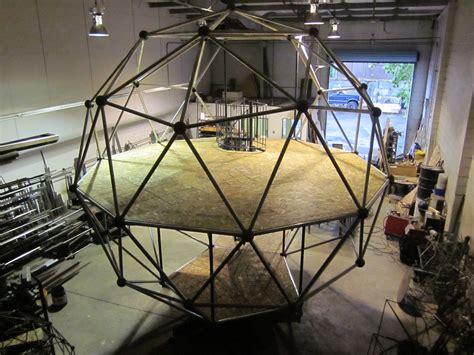 Building a Micro Home in the form of a geodesic sphere. figure # 24 ...