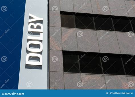 Dolby Laboratories Sign and Logo on Facade of Headquarters Editorial ...