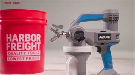 Avanti 2.5 Amp Handheld Airless Paint Sprayer | Harbor Freight - YouTube