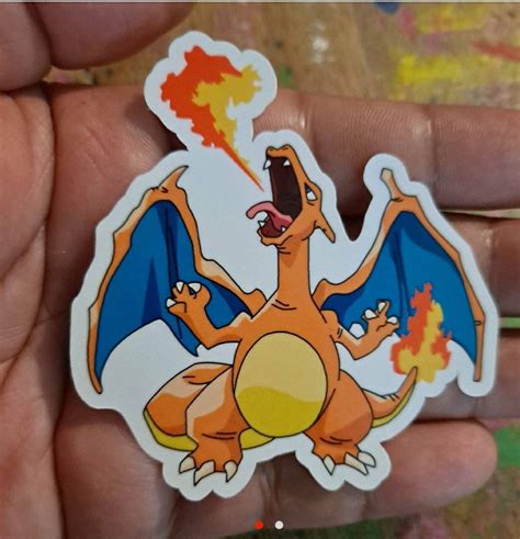 Pokemon Charizard stickers | Etsy