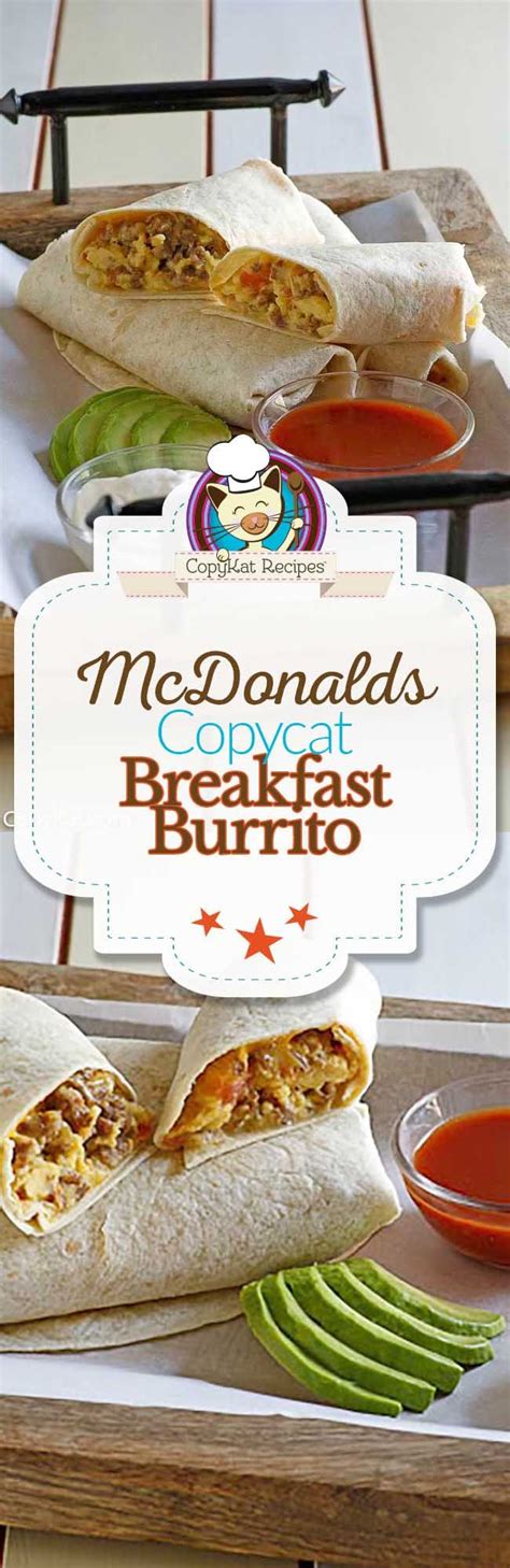 Classic McDonald's Breakfast Burrito | Recipe | Breakfast burritos recipe, Mcdonalds breakfast ...