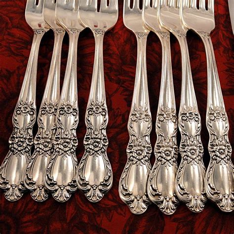 1847 Rogers HERITAGE Vintage 1953 Silver Plate Floral Flatware from ...