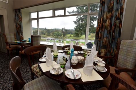 Banchory Lodge Hotel: A dining room with a special view