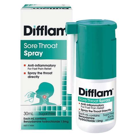 Difflam Throat Spray 30ml Anti-Inflammatory Throat Spray