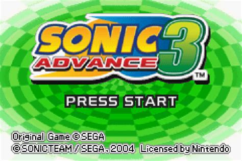 15th Anniversary: Sonic Advance 3 by Dimps • Replay Games