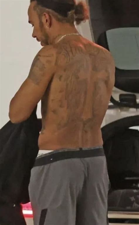 lewis hamilton back tattoos