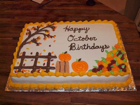 fall sheet cakes - Google Search | Fall birthday cakes, Fall cakes ...