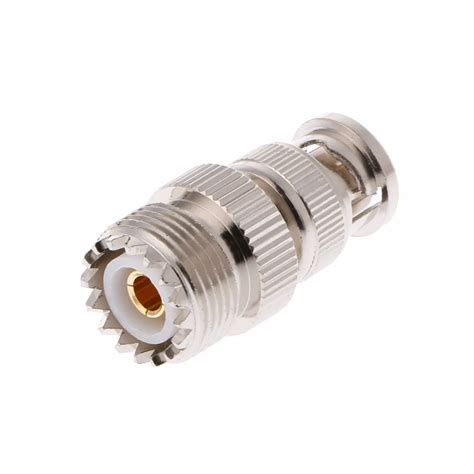 BNC Male Plug To UHF SO239 PL 259 Female Jack RF Coaxial Adapter Cable Connector|Connectors ...