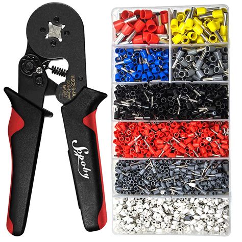 Buy Ferrule Crimping Tool Kit - Sopoby Ferrule Crimper Plier (AWG 28-7 ...