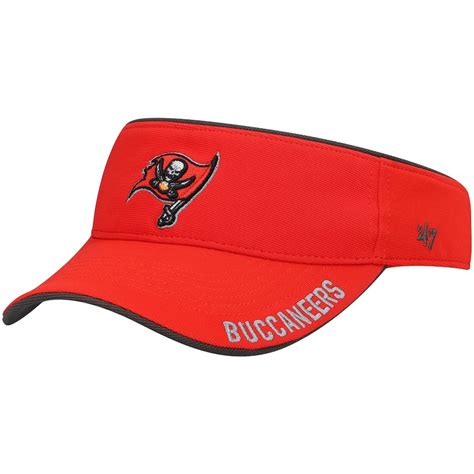 Men's '47 Red Tampa Bay Buccaneers Top Rope Visor