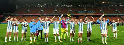 Argentina women's team win against New Zealand in April 2023