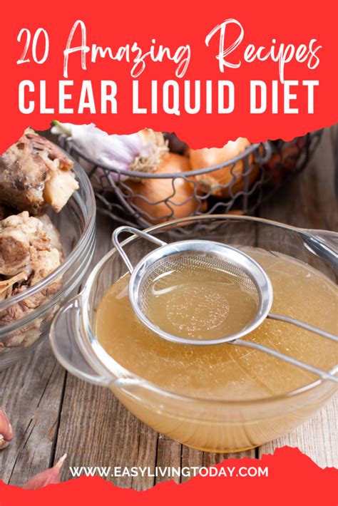 20 Best Clear Liquid Diet Recipes, Ideas, Tips & Benefits