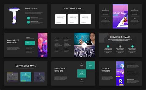 business presentation template for PowerPoint presentation