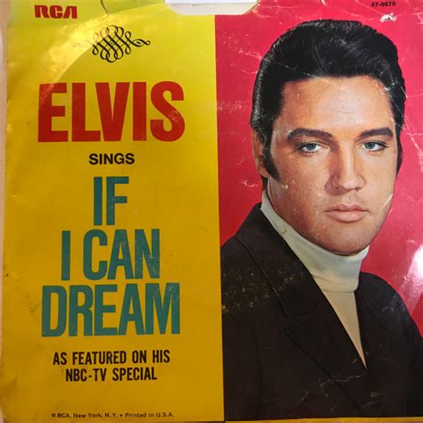 Elvis Presley - If I Can Dream (1968, Indianapolis Pressing, Vinyl ...