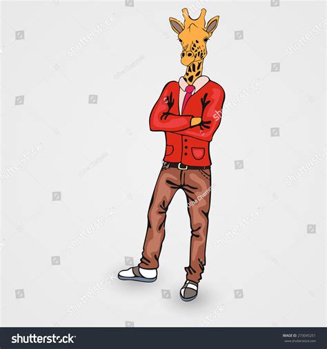 Giraffe Human Form Stock Vector (Royalty Free) 273045251 | Shutterstock