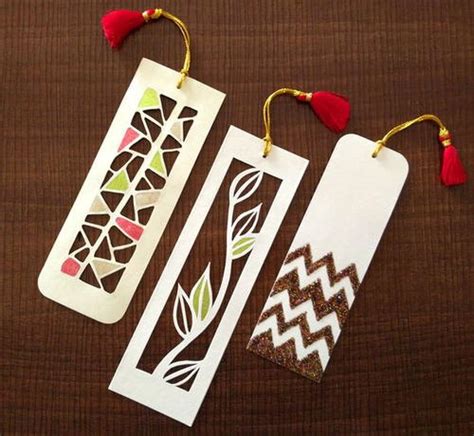 Pretty Paper Cutting Art DIY Bookmarks | AllFreePaperCrafts.com