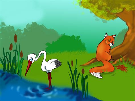 The Fox and the Stork - Children Story by Tales with GiGi