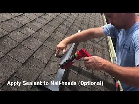 Shingle Roof Rain Diverter Installation Video - YouTube