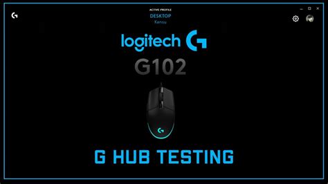 Testing the Logitech G HUB Software (G102 RGB) - YouTube