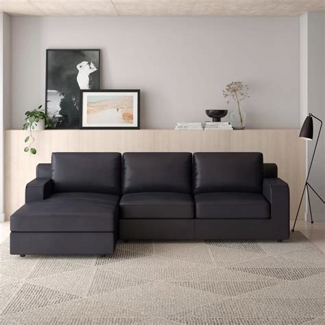 Small Leather Sectional Sofas - Foter