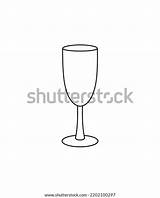 Glass Outline Icon Vector Coloring Stock Royalty Free  sketch template