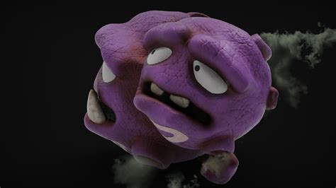 ArtStation - Weezing Pokemon 3D Model | Resources