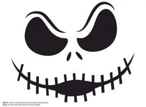 Make A Jack Skellington Pumpkin