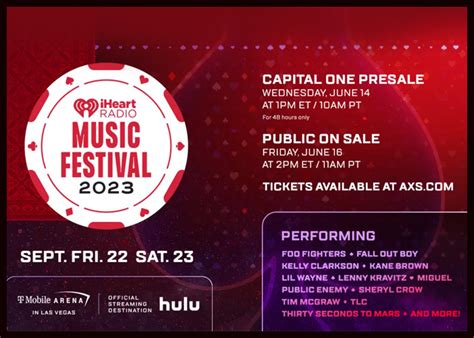 Iheartradio Music Fest 2024: Saturday Lineup Revealed