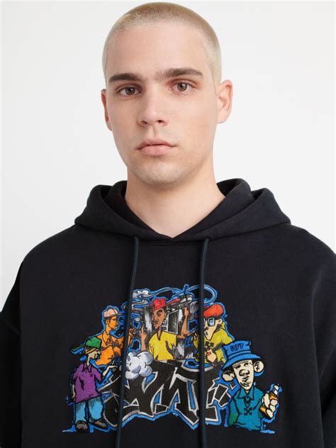graffiti-print cotton hoodie | Off-White™ Official Site