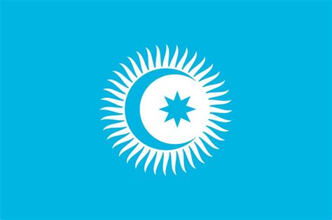 Flag of the Turkic Council | World mythology, Flag, Flags of the world