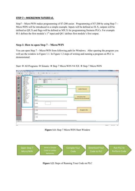 PLC: Tutorial de STEP 7 MICROWIN. Paso 1. Cómo abrir STEP 7 MicroWIN | PDF