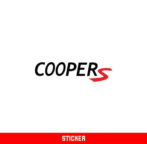 Cooper S Logo Sticker – DopeGraphics