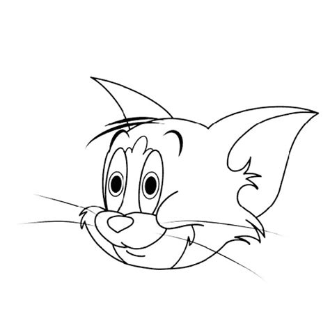 How To Draw Tom Cat | Easy Drawing Step By Step