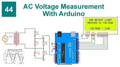 AC Voltage Measurement With Arduino With Code and Circuit || Proteus ...