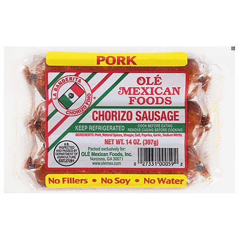 Ole Mexican Foods Pork Chorizo Sausage 14 Oz | Meat | Quality Foods