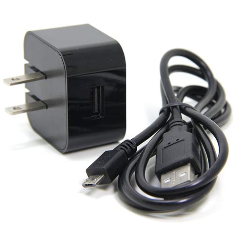 Kindle Fire Charger, 5V 2A USB Charger Power Adapter with 10-Feet Micro-USB Cable for Amazon ...