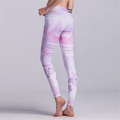 High Waist Floral Printed Yoga Pants - Power Day Sale