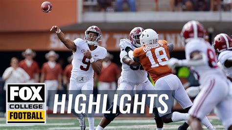 Alabama vs. Texas Highlights | CFB on FOX