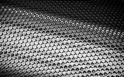 Metal Hexagon Grid Wallpaper download - Metal HD Wallpaper - Appraw